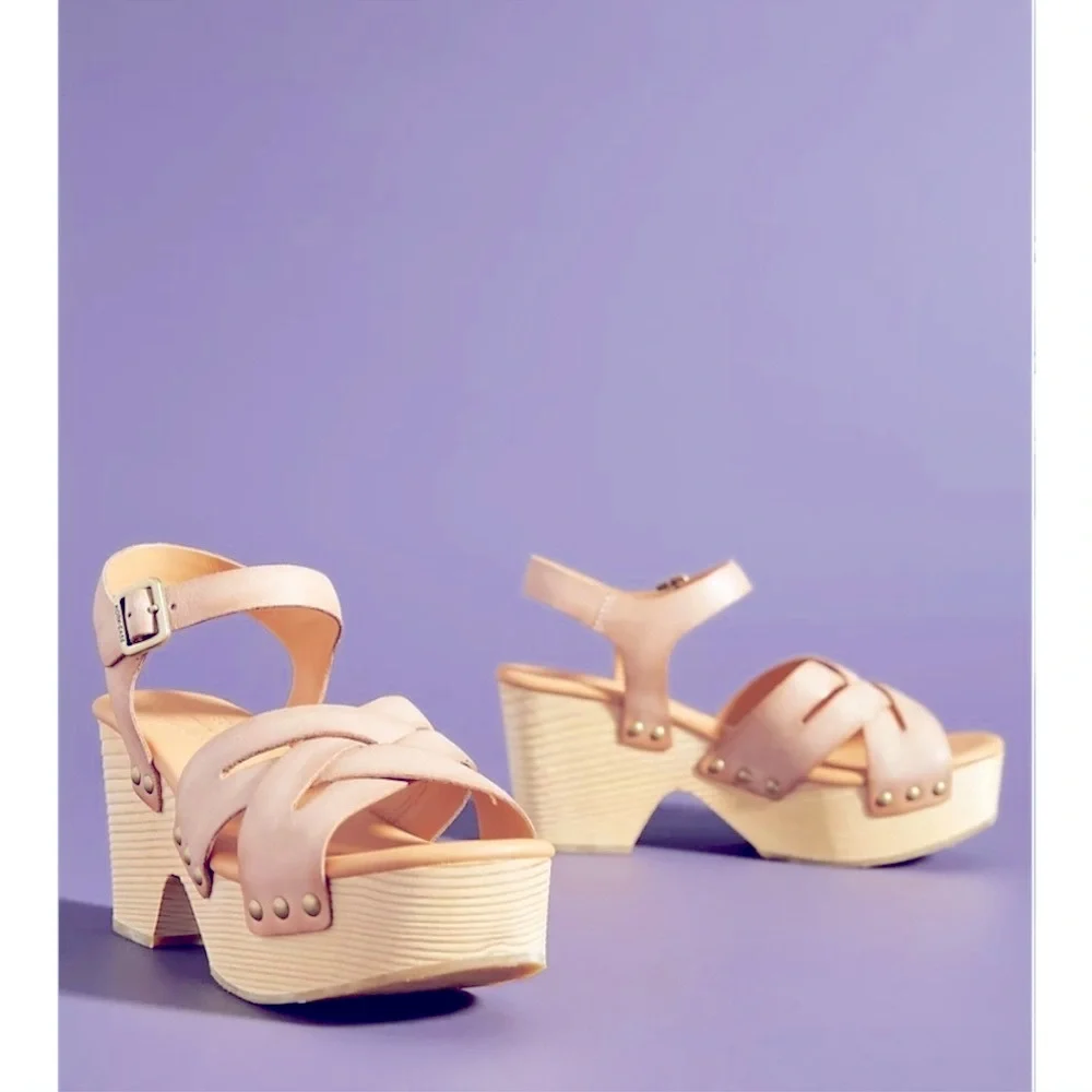 Kork-Ease Anthropologie Wausau ~Platform Sandals Anthropologie Size 10